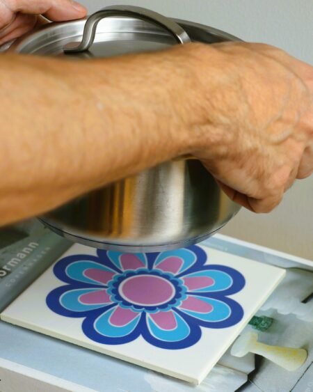 Sous-plat 70&rsquo;s (set de 2 pièces)